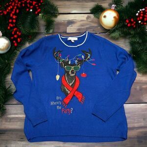 Ugly Christmas Sweater “Bro, Where’s the Party?”